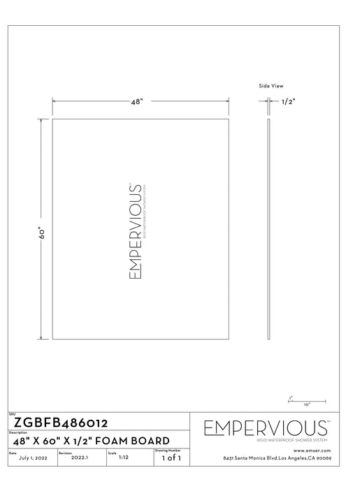 Foam Board - Empervious